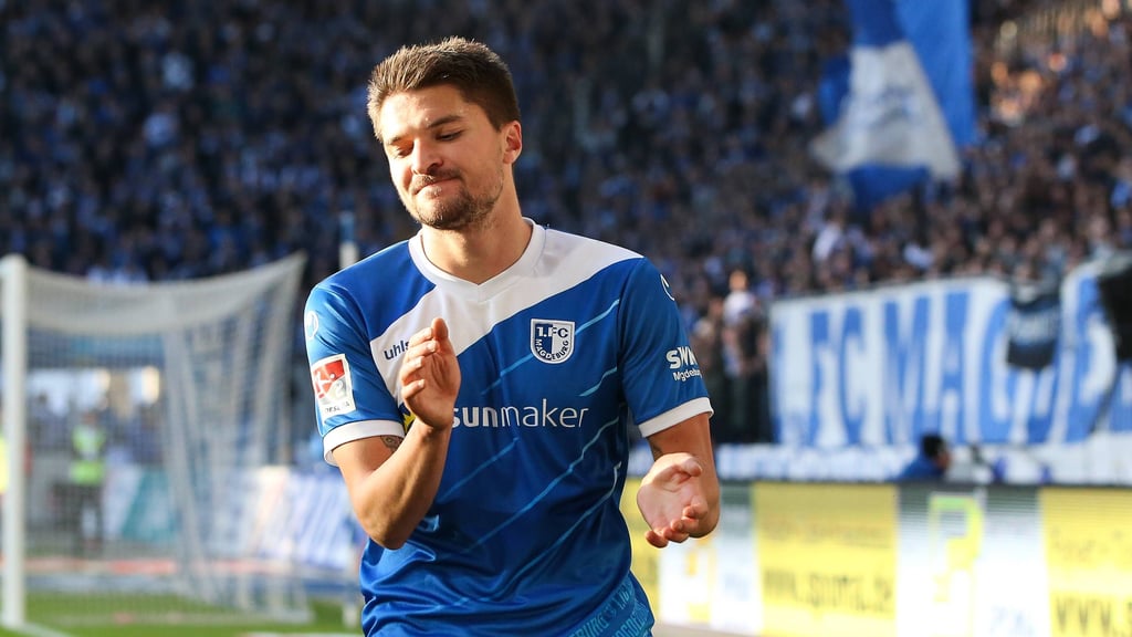 Aleksandar Ignjovski, hier 2018 im Trikot des 1. FC Magdeburg, hat seine Fußballer-Karriere im Alter von 32 Jahren beendet.