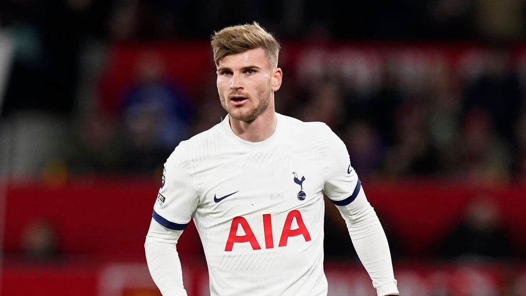 Timo Werner debütierte für Tottenham.
