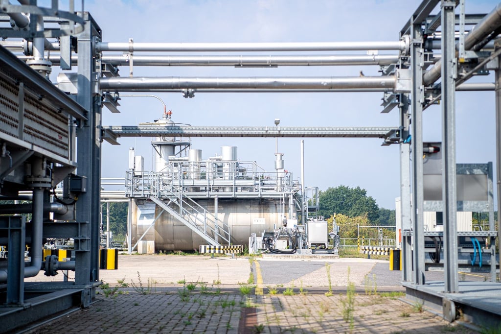 Der Erdgasförderplatz Goldenstedt Z23 von ExxonMobil.