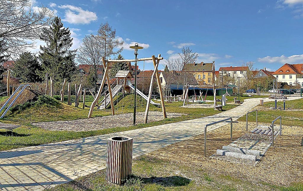 Der Bürgerpark in Egeln, der sich großer Beliebtheit bei Jung und Alt erfreut, konnte mit Hilfe von Leader-Fördermitteln geschaffen werden.