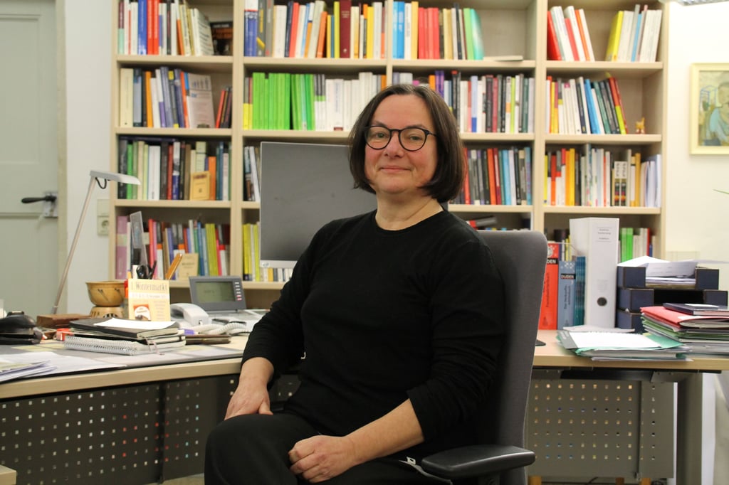 Johanna Mierendorff in ihrem Büro