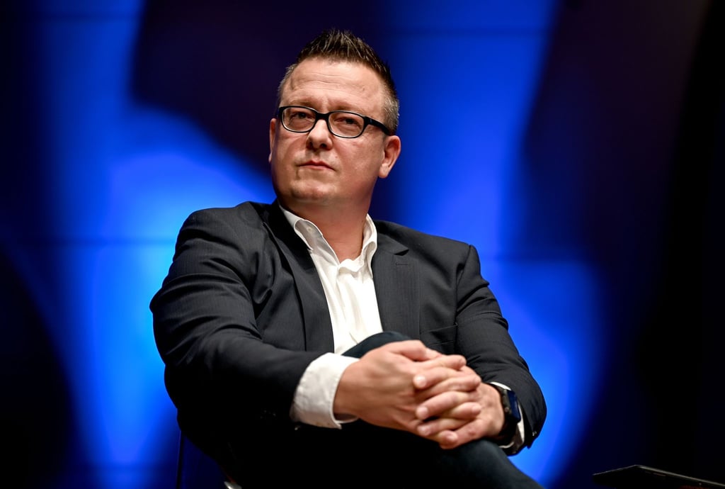 Tim Krause nimmt an einer Diskussionsrunde der Märkischen Allgemeinen Zeitung teil.