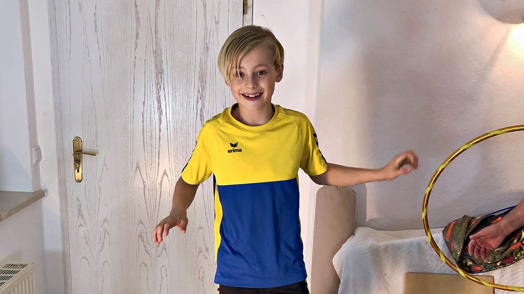 Der neunjährige Brixton aus Tilleda ist ein Artistik-Talent mit außergwöhnlichem Balancegefühl.