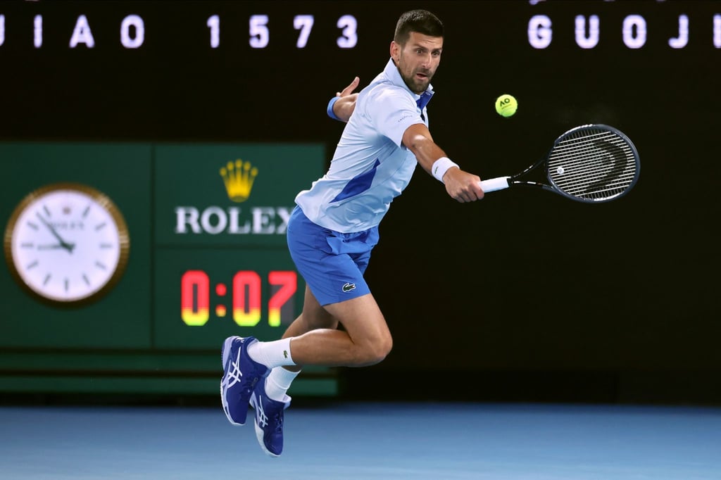 Novak Djokovic hat bei den Australian Open die dritte Runde erreicht.