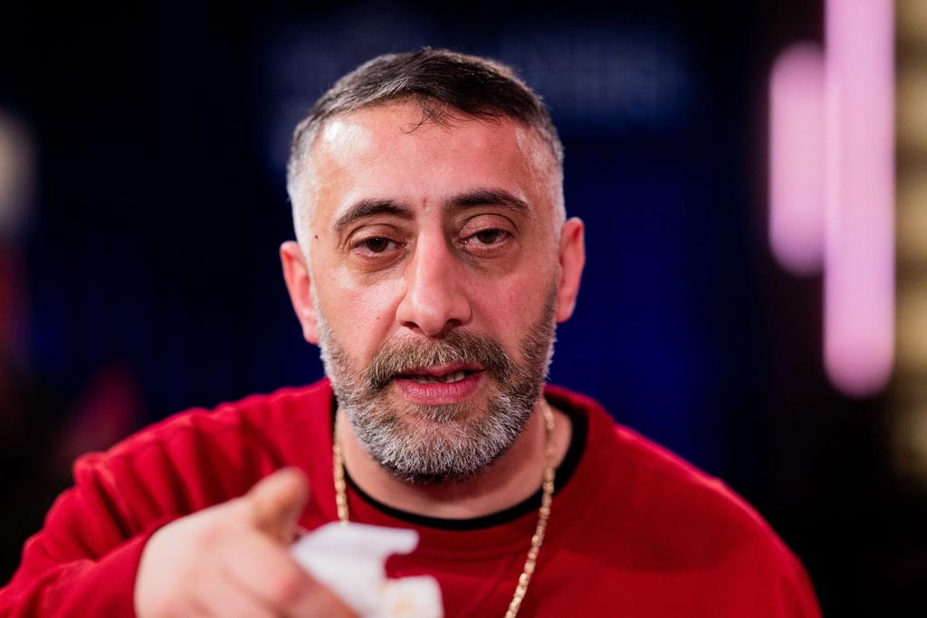 Kida Khodr Ramadan, Schauspieler, aufgenommen im Anschluss an die Talkshow "Kölner Treff".