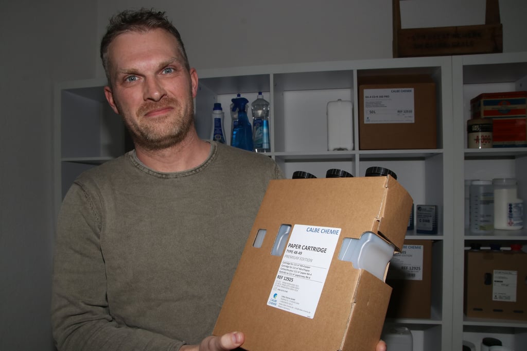 Philipp Gehrmann ist Chef der Calbe Chemie.