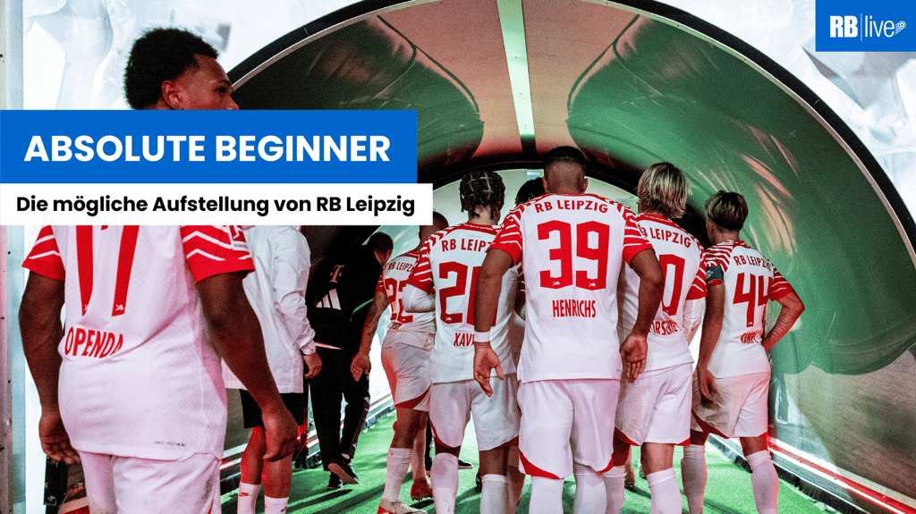 Raus aufs Feld: RB-Spieler vor Spielbeginn.