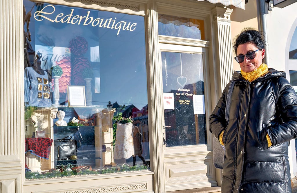 Wird ihre Lederboutique in der Naumburger Jakobsstraße schließen: Doreen Stenke.