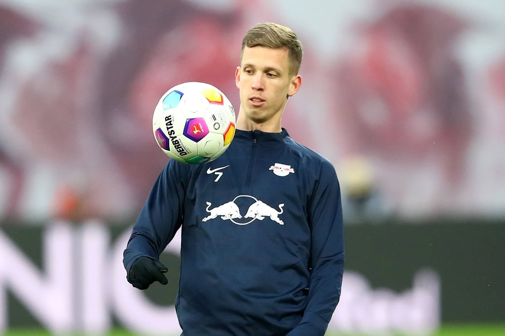 Dani Olmo trifft mit RB auf Bayer Leverkusen.