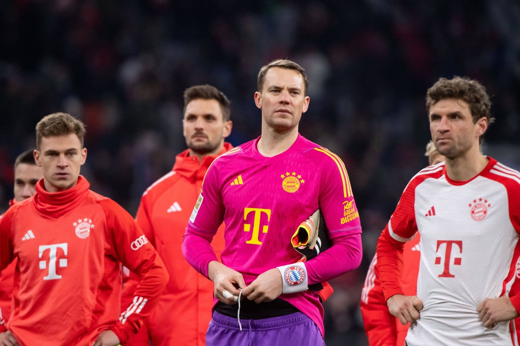 Kimmich, Neuer und Müller waren enttäuscht nach dem Spiel gegen Bremen.