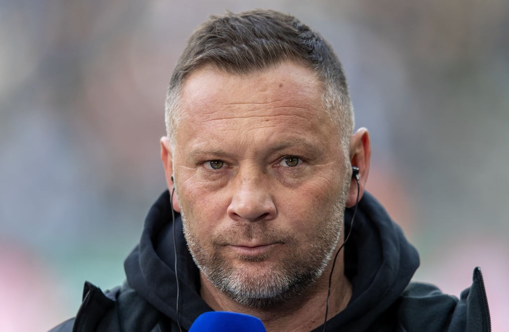 Trainer Pal Dardai von Hertha BSC spricht im Interview vor Spielbeginn.
