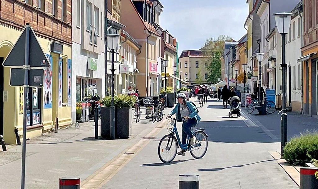 Wird das Radfahren in der Schartauer Straße in Burg ermöglicht?