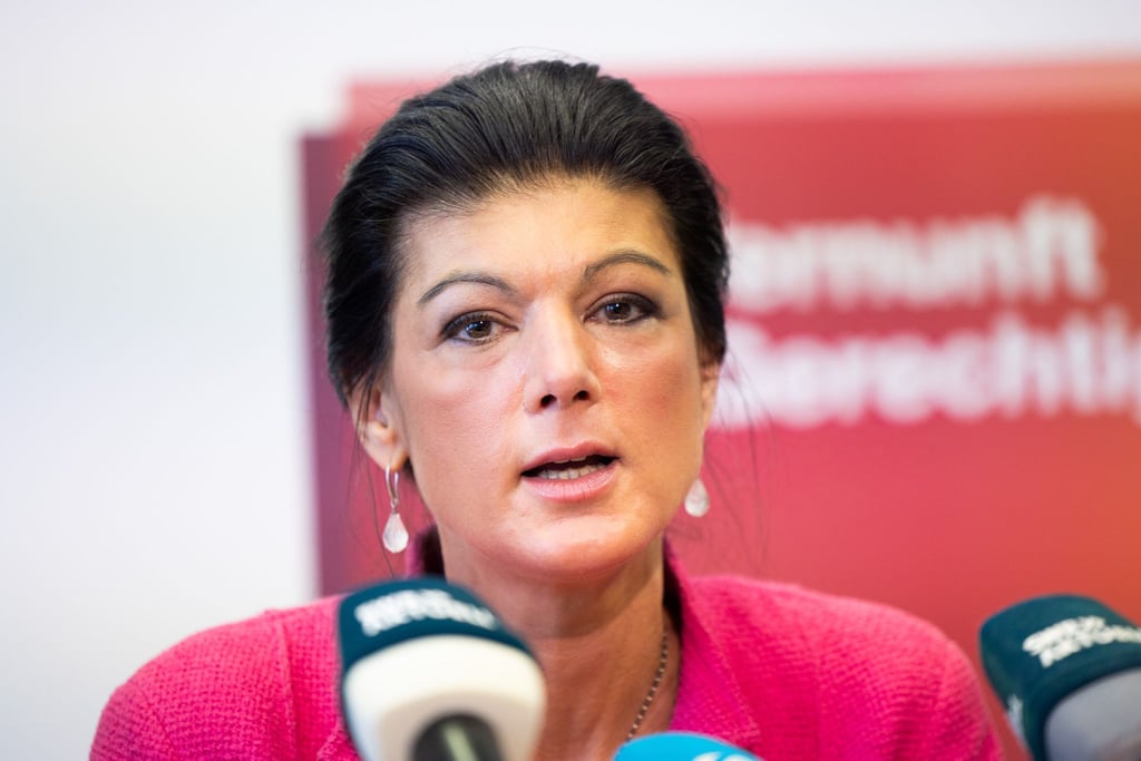 Die Proteste dürften nach Ansicht von Sahra Wageknecht nicht überlagern, wer für die AfD-Erfolge verantwortlich sei.
