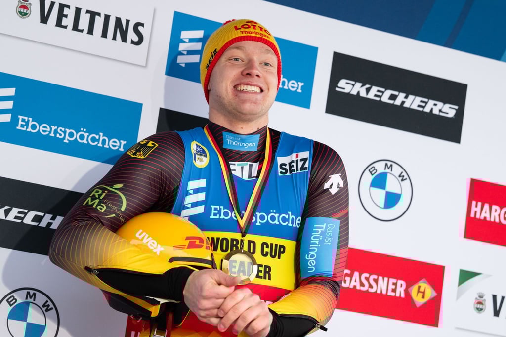 WM-Favorit: Rodler Max Langenhan.
