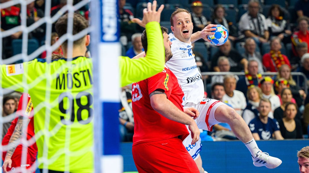 Omar Ingi Magnusson traf gegen Österreich nur einmal.