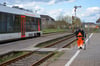 Ein Zug von Abellio wurde auf der Strecke zwischen Haldensleben und Wolfsburg während des Sturms von einem Baum getroffen. 