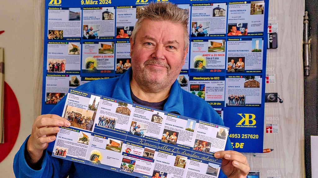 Michael Walther, Chef der Kulturbande, lädt zur 19. Kulturnacht ein.
