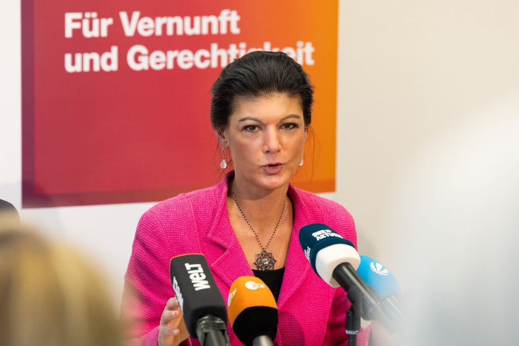 BSW-Chefin Sahra Wagenknecht kann sich Hoffnungen auf einen Einzug ins sächsische Landesparlament machen.