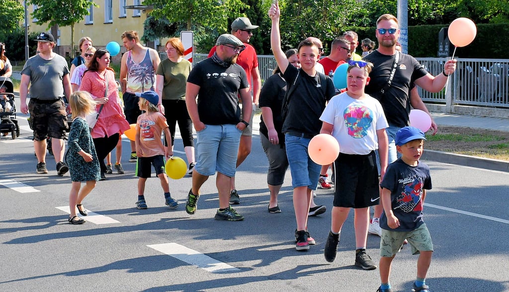In den vergangenen Jahren gab es bislang zwei Demonstrationen für den Erhalt der Kita Kunterbunt, zuletzt Anfang Juni 2023.