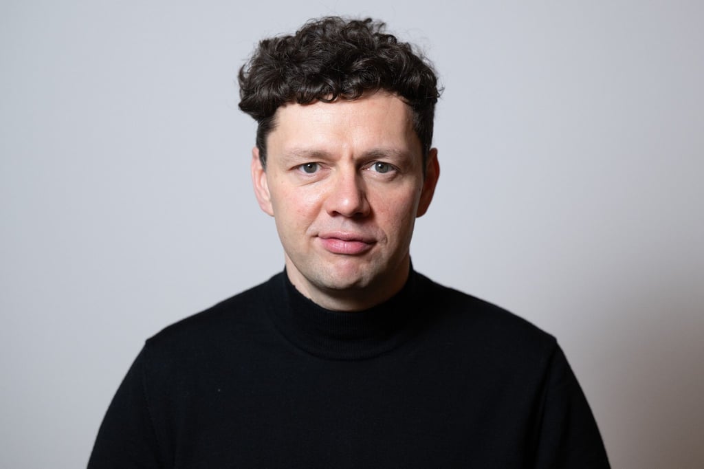 Der deutsche Schauspieler und Sänger Christian Friedel.