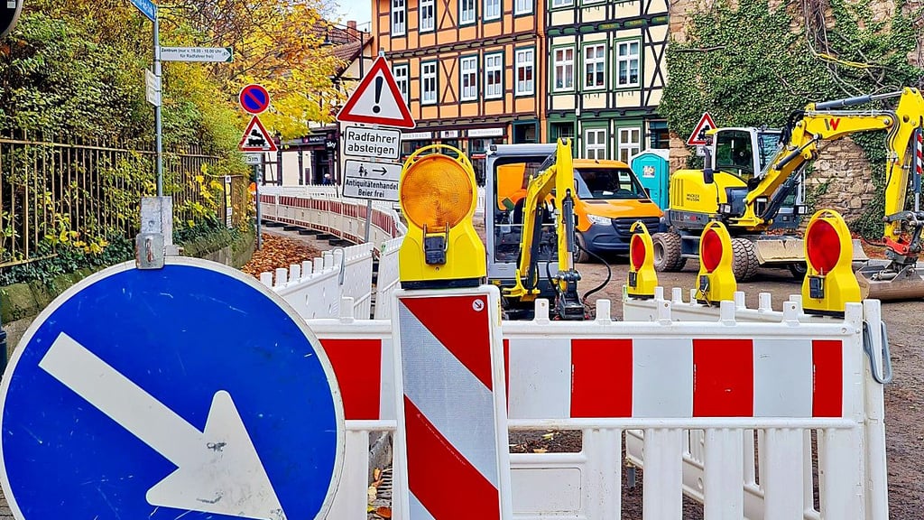 Fernwärmeausbau in Wernigerode: 2024 ist unter anderem der zweite Bauabschnitt auf der B 244 (Johann-Sebastian-Bach-Straße) dran.