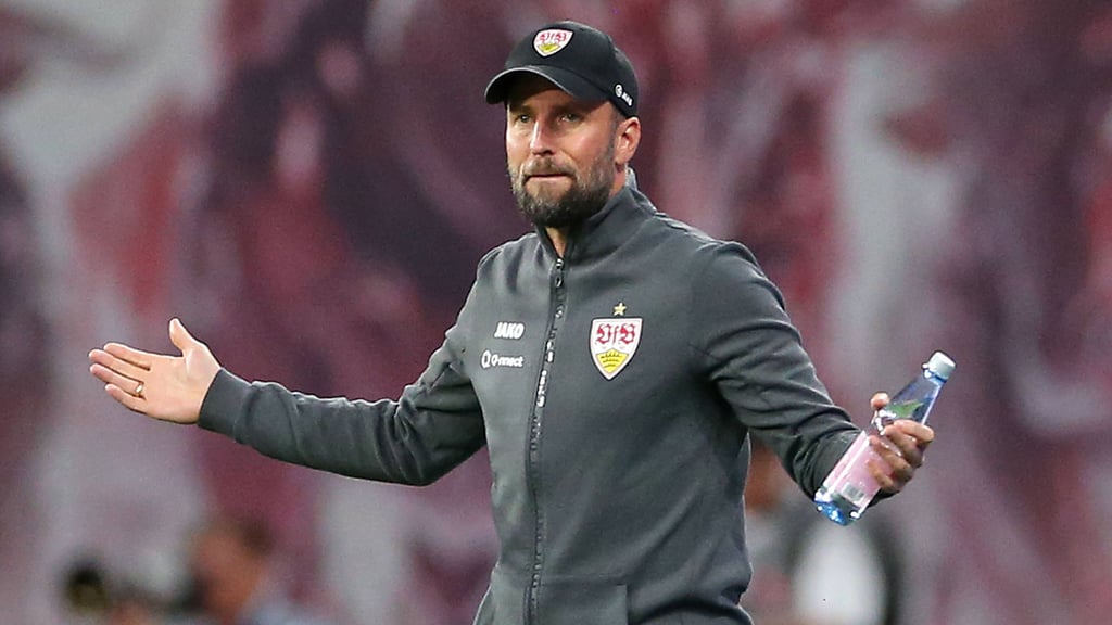 Sebastian Hoeneß im Spiel gegen RB Leipzig.