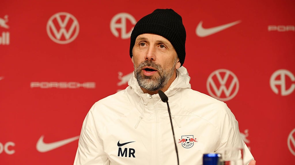 Marco Rose trifft mit RB auf den VfB Stuttgart.