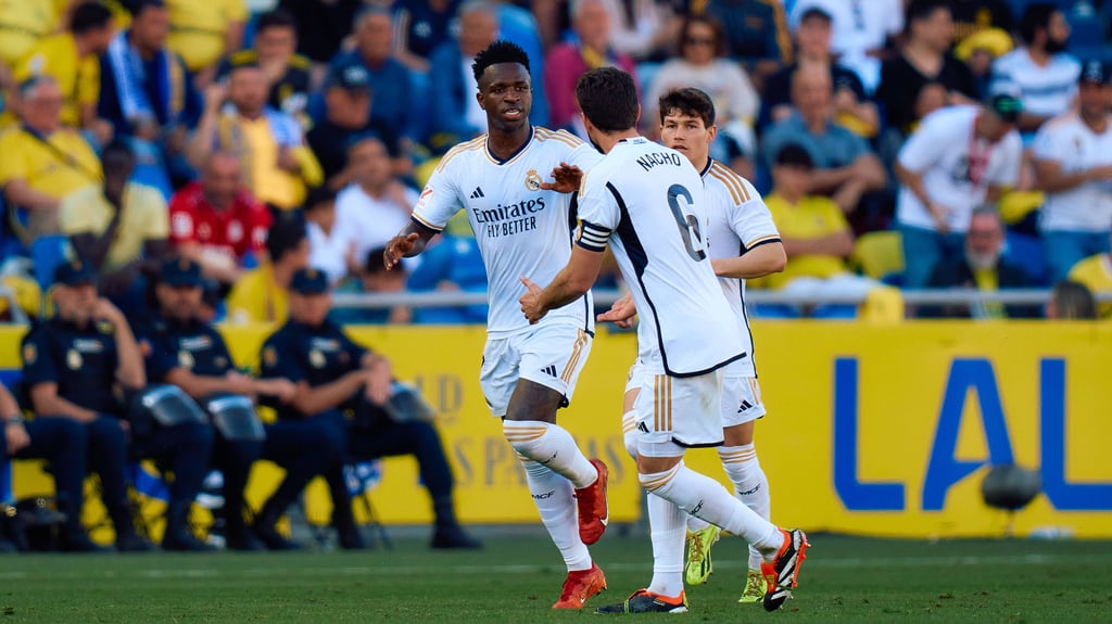 Vinicius Jr. feiert sein Tor gegen Las Palmas