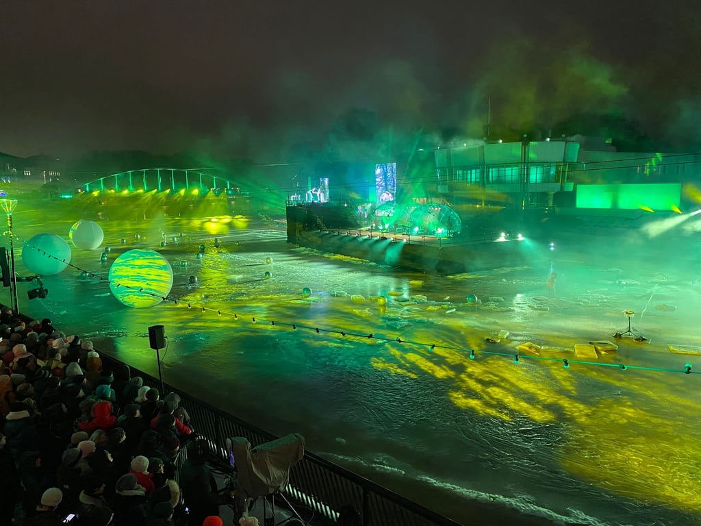 Mit einer Open-Air-Show eroffnet Tartu feierlich sein Programm als Europäische Kulturhauptstadt 2024.