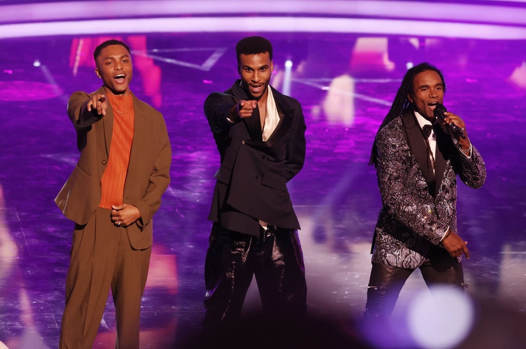 Für den Film „Girl You Know It's True“ nahmen Tijan Njie (M) und Elan Ben Ali (l) die Rolle des Pop-Duos Milli Vanilli ein.