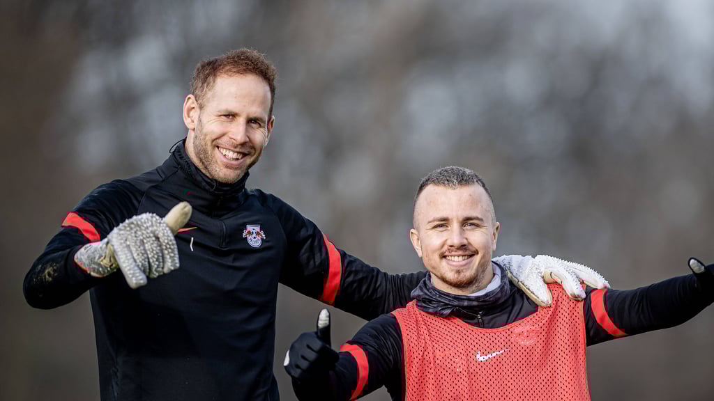 Verlassen sie demnächst RB Leipzig? Peter Gulacsi (l.) und Angelino