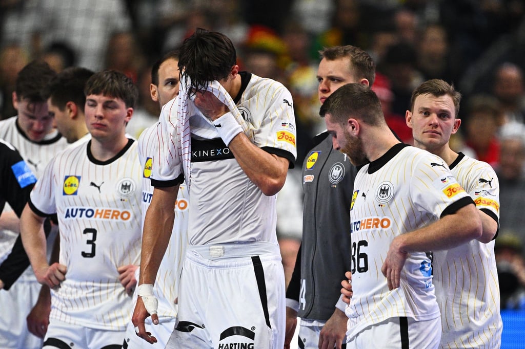 Die deutschen Spieler waren nach der Niederlage gegen Schweden enttäuscht.