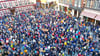 Hunderte Menschen demonstrieren am Sonntagnachmittag, 28. Januar, unter dem Motto „Wernigerode steht auf für Demokratie“. 