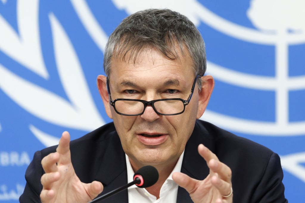 „Unser humanitärer Einsatz, von dem zwei Millionen Menschen als Rettungsanker in Gaza abhängen, kollabiert“, sagt UNRWA-Chef Philippe Lazzarini.