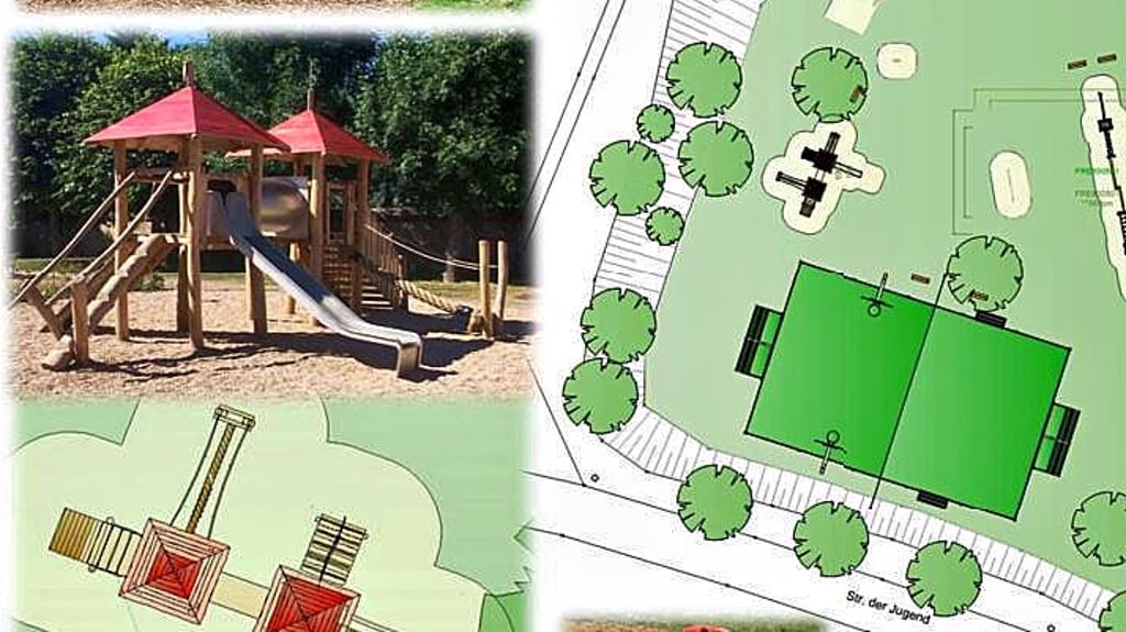 So könnte der Spielplatz in Gossa schon bald aussehen.