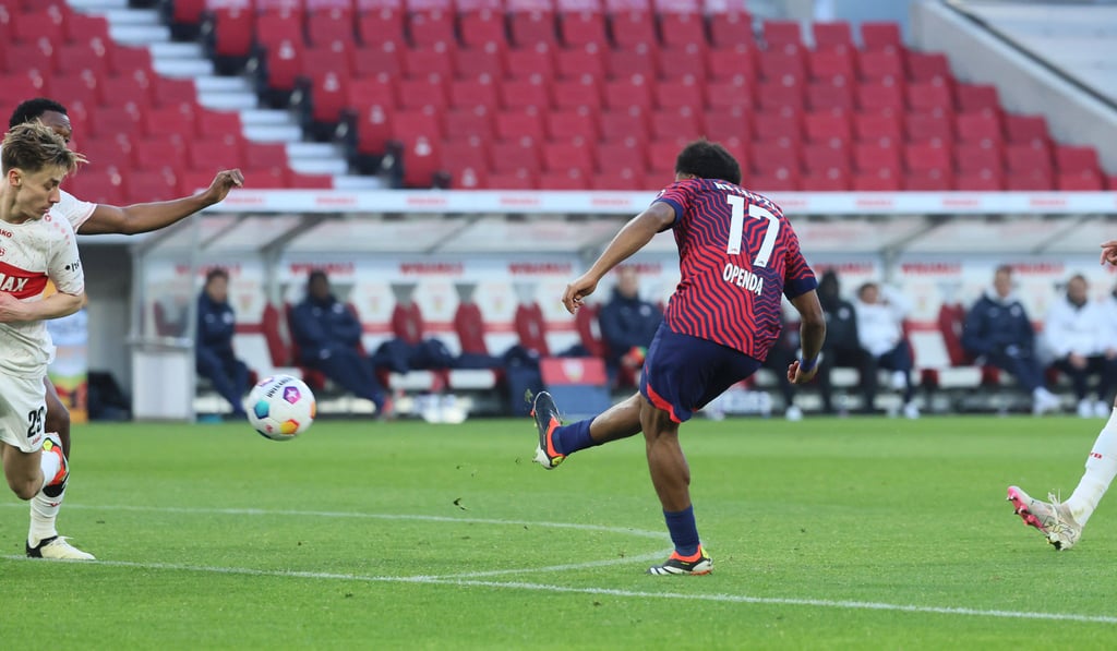 Lois Openda traf gegen den VfB Stuttgart.