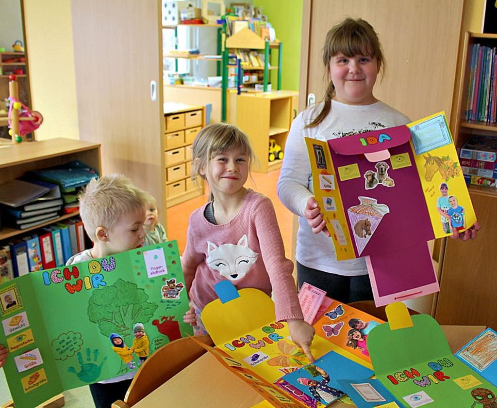 Lapbooks sind im Rahmen des Projektes entstanden.