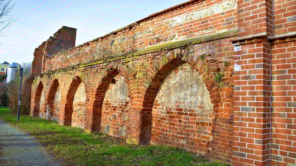Auf gut 85 Meter Länge sollte die Stadtmauer an der Martin-Luther-Promenade in Zerbst eigentlich saniert werden. Ohne Fördermittel jedoch verfällt der Abschnitt vorerst weiter.