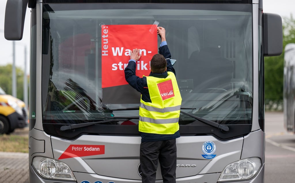 Streikerprobt: Bei der Halleschen Verkehrs AG legen Beschäftigte nicht zum ersten Mal die Arbeit nieder.
