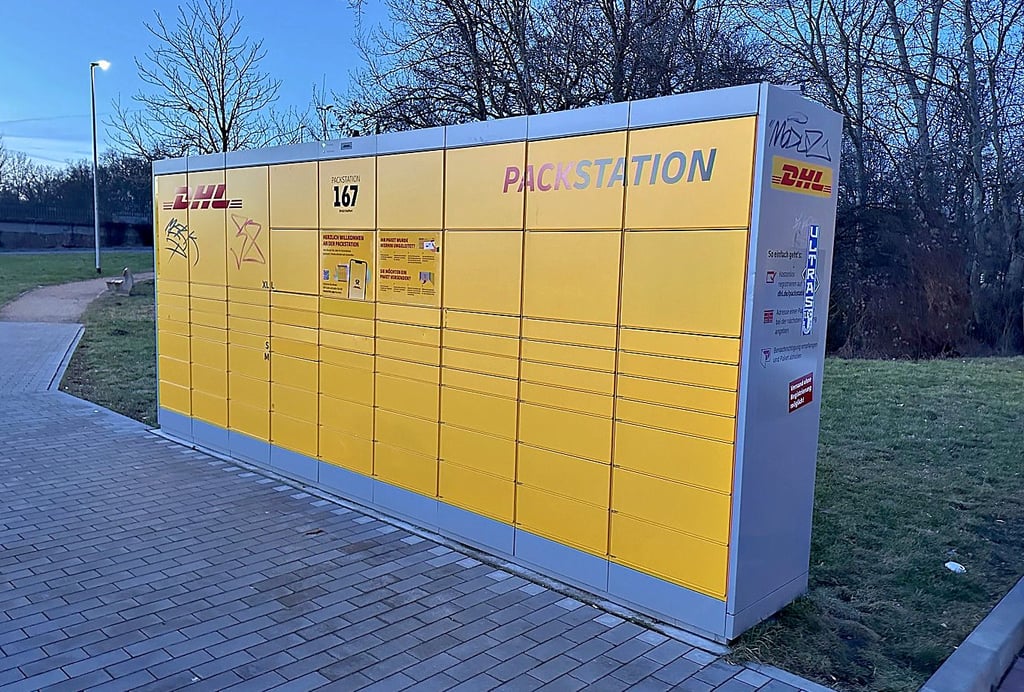 In Staßfurt gibt es gleich mehrere Paketstationen wie zum Beispiel hier in der Förderstedter Straße.