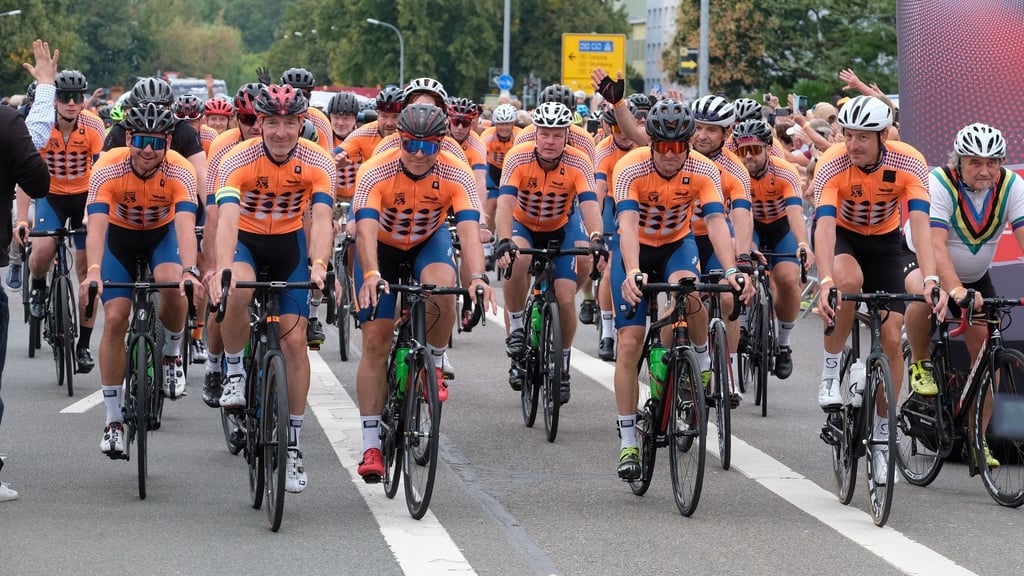 Radsport Zum European Peace Ride 2024 wird ein Sportfest gefeiert