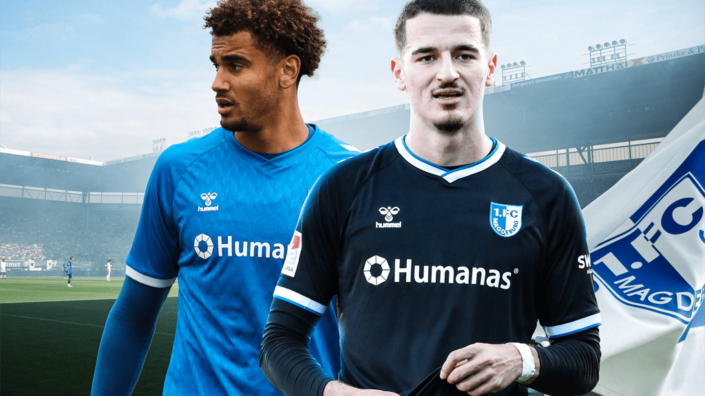 Der 1. FC Magdeburg trennte sich von Cristiano Piccini. Für Andi Hoti (r.) und Jamie Lawrence könnte es die Chance zu mehr Einsätzen sein.