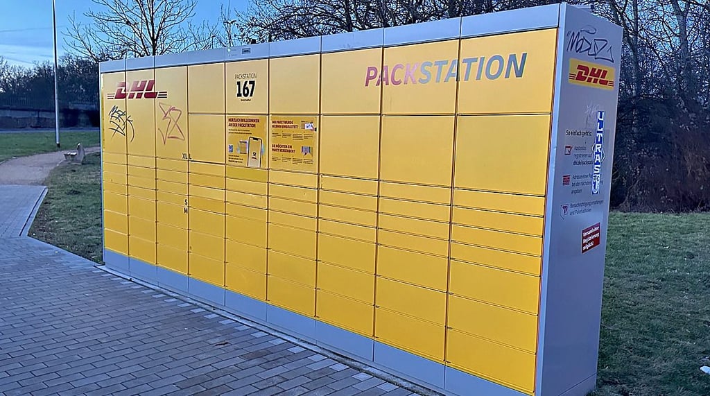 In Staßfurt gibt es gleich mehrere Paketstationen wie zum Beispiel hier in der Förderstedter Straße.