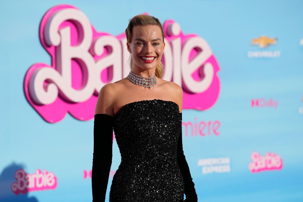 Margot Robbie bei der Premiere von „Barbie“ im Shrine Auditorium in Los Angeles.