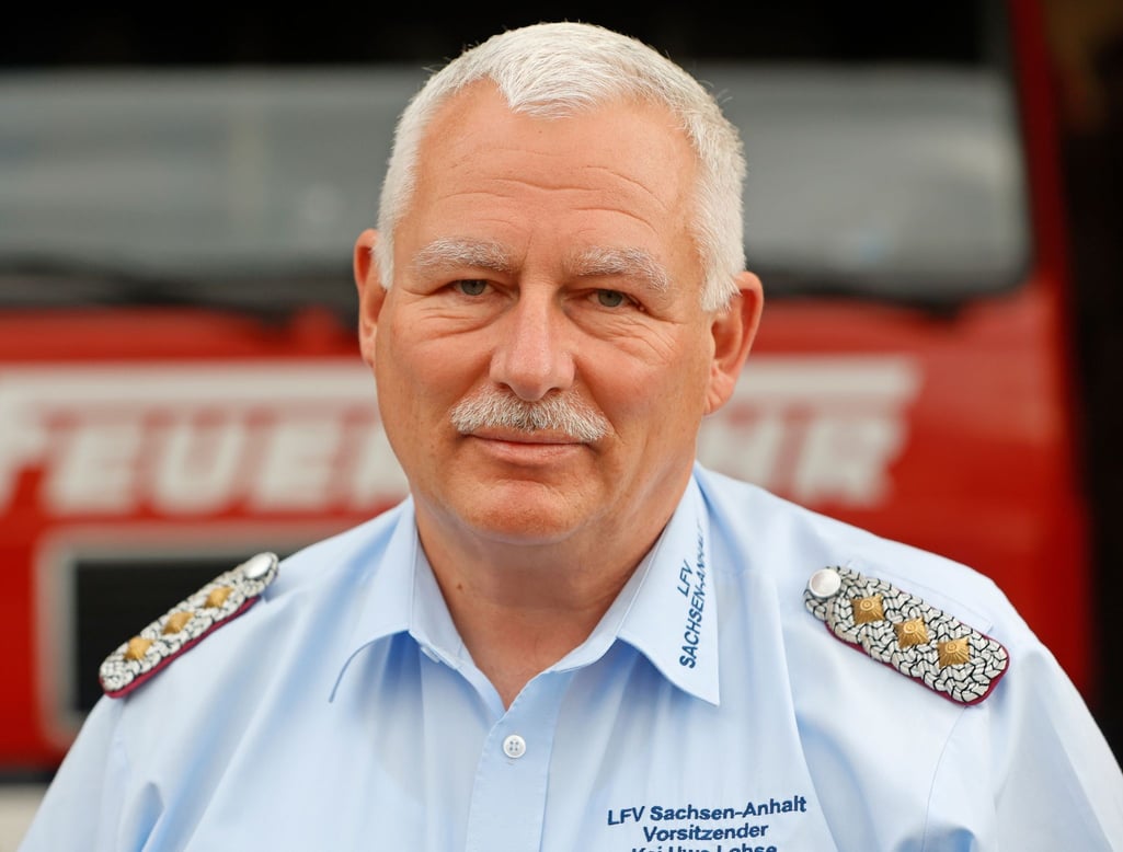 Kai-Uwe Lohse, Vorsitzender des Feuerwehrverbands Sachsen-Anhalt