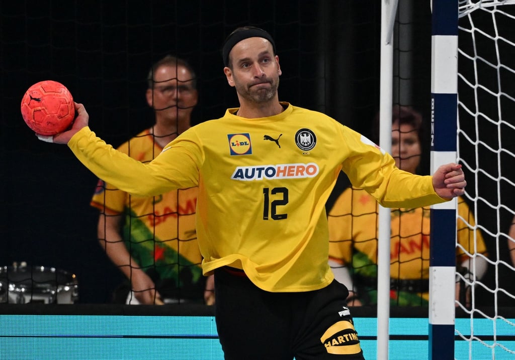 Silvio Heinevetter von Deutschland in Aktion.