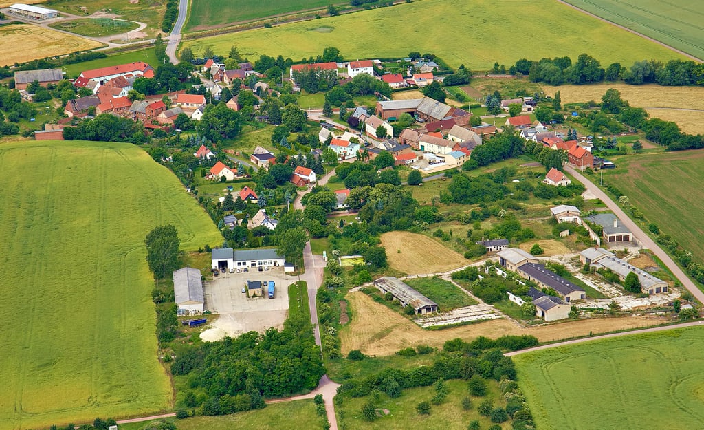 Das Dorf Golbitz gewann im Vorjahr 14 Einwohner, das sind fast 15 Prozent. Laut Ortsbürgermeister ist es für Berufspendler günstig gelegen.