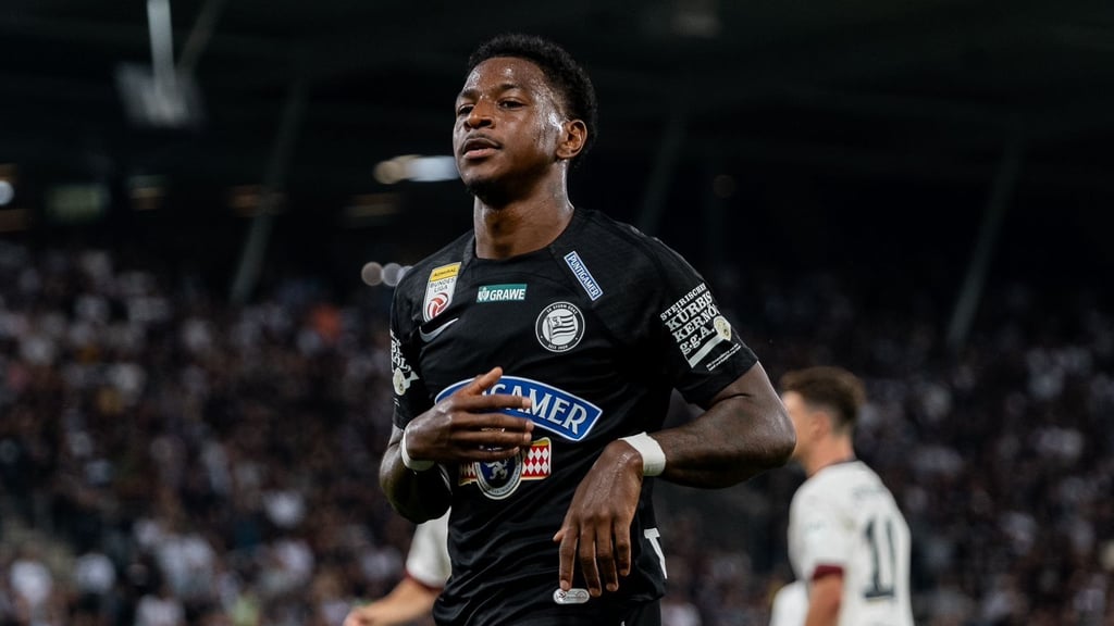 Bryan Teixeira wechselt auf Leihbasis bis zum Sommer 2024 von Sturm Graz zum 1. FC Magdeburg.