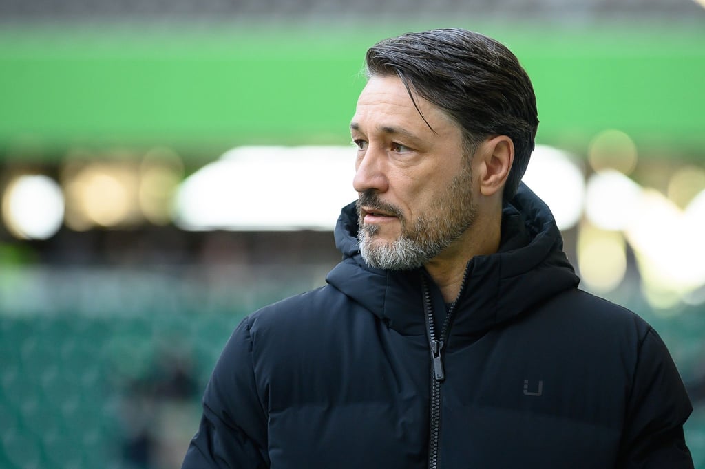 Wolfsburgs Trainer Niko Kovac kommt vor dem Spiel ins Stadion.