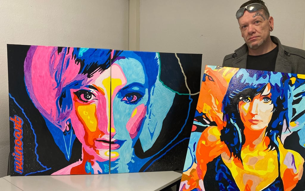 Künstler Ringo Ruino stellt seine "Ruino Art" in diesem Jahr erstmals in Gardelegen aus.